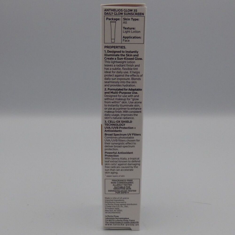 La Roche-Posay Anthelios Glow Daily Glow Sunscreen 35 SPF Bronze NIB exp 9/2027 - Picture 4 of 6